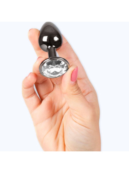 SECRETPLAY - GUNMETAL BUTT PLUG KLEINE GRÖSSE 7 CM