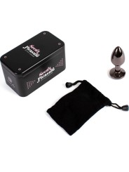 SECRETPLAY - GUNMETAL BUTT PLUG SMALL SIZE 7 CM