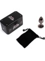 SECRETPLAY - PLUG ANAL EN GUNMETAL PETITE TAILLE 7 CM