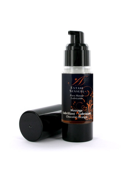 EXTASE SENSUAL - LUBRIFICANTE CHOCOLATE E LARANJA 30 ML