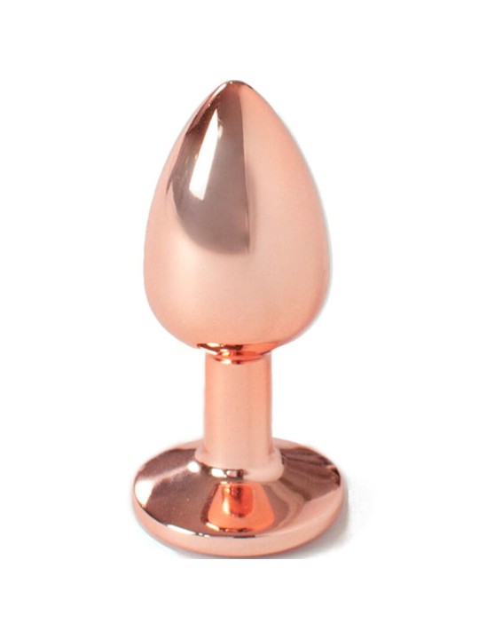 SECRETPLAY - METAL BUTT PLUG ROSE GOLD SMALL SIZE 7 CM