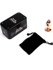 SECRETPLAY - METAL BUTT PLUG ORO ROSA TALLA S 7 CM