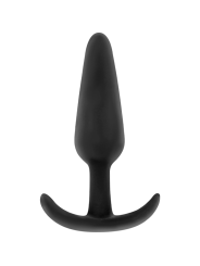 BLACK&SILVER - PLUG ANALE IN SILICONE HANSEL CON MANIGLIA PICCOLO