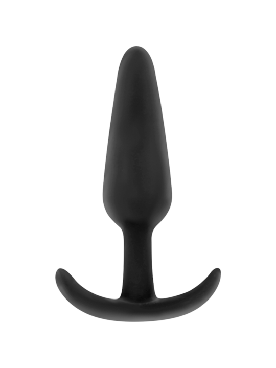 BLACK&SILVER - PLUG ANALE IN SILICONE HANSEL CON MANIGLIA PICCOLO