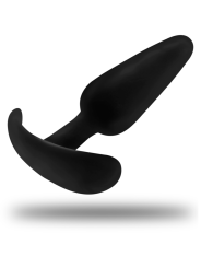 BLACK&SILVER - HANSEL SILIKON-ANALSPLUG MIT KLEINEM GRIFF