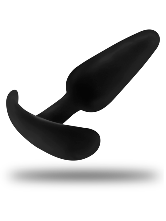 BLACK&SILVER - HANSEL SILIKON-ANALSPLUG MIT KLEINEM GRIFF