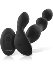 BLACK&SILVER - CORA ANAL PLUG SILIKON FERNBEDIENUNG