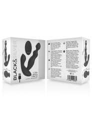 BLACK&SILVER - CONTROLE REMOTO DE SILICONE CORA PLUG ANAL