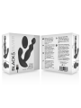 BLACK&SILVER - CORA ANAL PLUG SILICONE REMOTE CONTROL