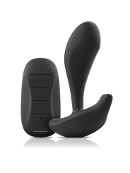 BLACK&SILVER - TÉLÉCOMMANDE EN SILICONE POUR PLUG ANAL DWAYNE