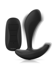 BLACK&SILVER - TÉLÉCOMMANDE EN SILICONE POUR PLUG ANAL DWAYNE