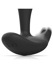 BLACK&SILVER - CONTROLE REMOTO DE SILICONE DWAYNE ANAL PLUG