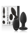 BLACK&SILVER - TÉLÉCOMMANDE DU ROTATEUR ANAL EN SILICONE WELLS PLUG