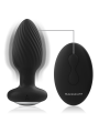 BLACK&SILVER - TÉLÉCOMMANDE DU ROTATEUR ANAL EN SILICONE WELLS PLUG
