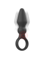 BLACK&SILVER - PLUGUE ANAL DE SILICONE PODEROSO OZZY