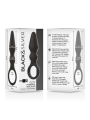 BLACK&SILVER - OZZY POWERFUL SILICONE ANAL PLUG