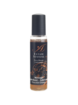 EXTASE SENSUAL - LUBRIFICANTE DE VIAGEM CHOCOLATE E LARANJA 35 ML