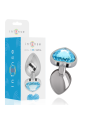 INTENSE - ALUMINIUM-METALL-ANAL-STECKER BLAUES HERZ, GRÖSSE L