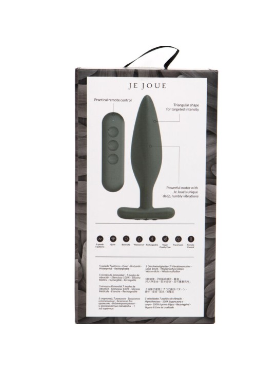 JE JOUE - EGON PLUG ANAL VIBRATOR SCHWARZ