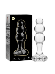 NEBULA SERIES BY IBIZA - MODELL 1 STECKER BOROSILIKATGLAS TRANSPARENT 