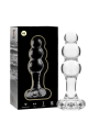 NEBULA SERIES BY IBIZA - MODÈLE 1 BOUCHON EN VERRE BOROSILICATE TRANSP