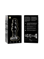 NEBULA SERIES BY IBIZA - MODELL 1 STECKER BOROSILIKATGLAS TRANSPARENT 