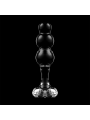 NEBULA SERIES BY IBIZA - MODELO 1 PLUG VIDRO BOROSILICADO TRANSPARENTE
