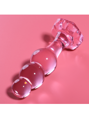 NEBULA SERIES BY IBIZA - MODELL 1 ANALPLUG BOROSILIKATGLAS ROSA 10.5 C