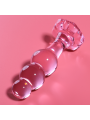 NEBULA SERIES BY IBIZA - MODEL 1 ANAL PLUG BOROSILICATE GLASS PINK 10.