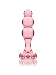 NEBULA SERIES BY IBIZA - MODELL 1 ANALPLUG BOROSILIKATGLAS ROSA 10.5 C