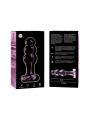NEBULA SERIES BY IBIZA - MODELL 1 ANALPLUG BOROSILIKATGLAS ROSA 10.5 C