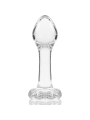 NEBULA SERIES BY IBIZA - MODEL 2 ANAL PLUG BOROSILICATE GLASS CLEAR 11