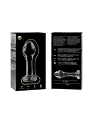 NEBULA SERIES BY IBIZA - PLUG ANAL MODÈLE 2 VERRE BOROSILICATE CLAIR 1