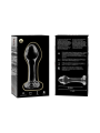 NEBULA SERIES BY IBIZA - MODEL 2 PLUG TRANSPARANT BOROSILICAATGLAS 11 