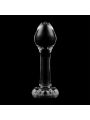 NEBULA SERIES BY IBIZA - MODELL 2 ANALPLUG BOROSILIKATGLAS KLAR 11 CM 
