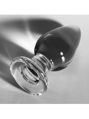 NEBULA SERIES BY IBIZA - MODEL 3 ANAL PLUG BOROSILICATE GLASS TRANSPAR