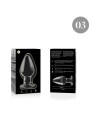 NEBULA SERIES BY IBIZA - MODEL 3 ANAL PLUG BOROSILICATE GLASS TRANSPAR