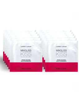 MIXGLISS - WASSERBASIERTES SCHMIERMITTEL ERDBEERGESCHMACK 12 EINZELDOS