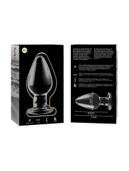 NEBULA SERIES BY IBIZA - MODEL 3 ANAL PLUG BOROSILICATE GLASS TRANSPAR