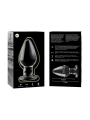 NEBULA SERIES BY IBIZA - MODEL 3 ANAL PLUG BOROSILICATE GLASS TRANSPAR