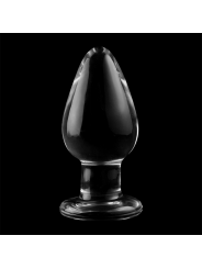 NEBULA SERIES BY IBIZA - MODEL 3 ANAL PLUG BOROSILICATE GLASS TRANSPAR