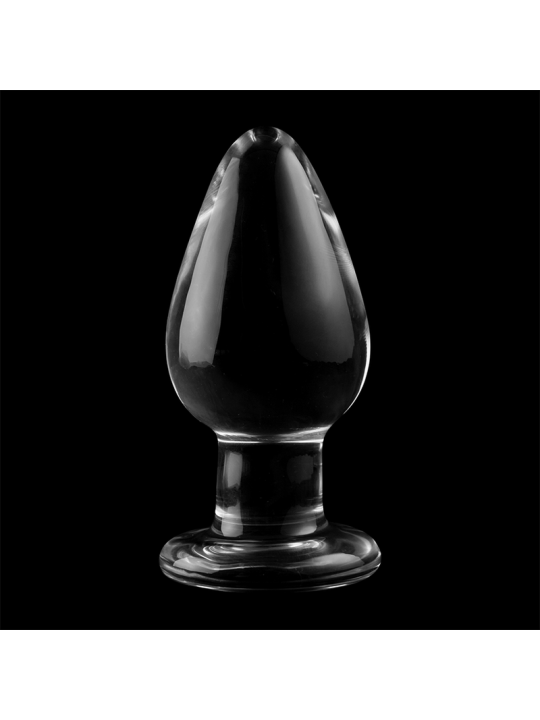 NEBULA SERIES BY IBIZA - MODEL 3 ANAL PLUG BOROSILICATE GLASS TRANSPAR