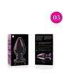 NEBULA SERIES BY IBIZA - MODELO 3 PLUG CRISTAL ROSA 11 CM -O- 5 CM