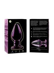 NEBULA SERIES BY IBIZA - 3 PLUG MODEL ROZE BOROSILICATE GLAS 11 CM -OF