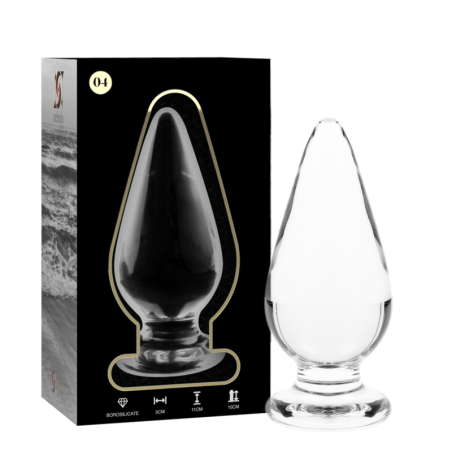 NEBULA SERIES BY IBIZA - PLUG ANAL MODÈLE 4 VERRE BOROSILICATE CLAIR 1
