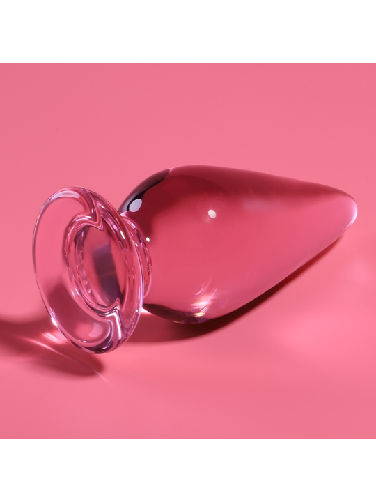 NEBULA SERIES BY IBIZA - MODELO 4 PLUG CRISTAL ROSA 11 CM -O- 5 CM