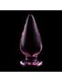 NEBULA SERIES BY IBIZA - MODELL 4 ANALPLUG BOROSILIKATGLAS ROSA 11 CM 