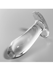 NEBULA SERIES BY IBIZA - MODEL 5 ANAL PLUG BOROSILICATE GLASS CLEAR 12