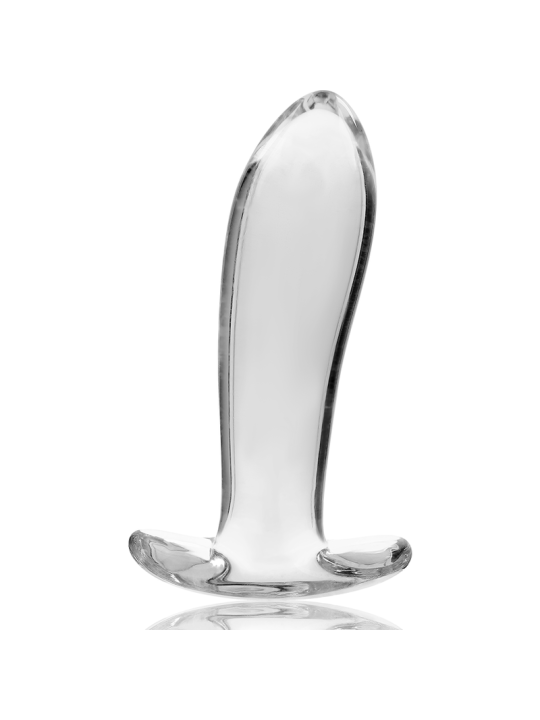 NEBULA SERIES BY IBIZA - MODELO 5 PLUG CRISTAL TRANSPARENTE 12.5 CM -O