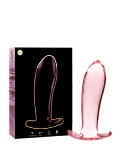 NEBULA SERIES BY IBIZA - MODEL 5 PLUG ROZE BOROSILICATE GLAS 12,5 CM -